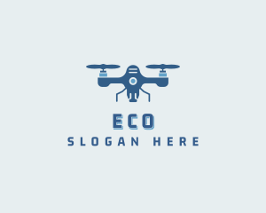Surveillance Aerial Drone Logo