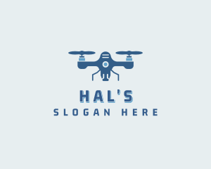 Surveillance Aerial Drone Logo