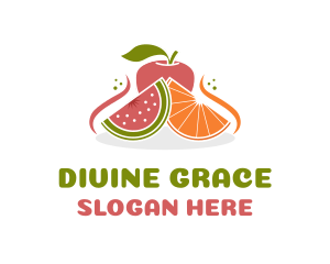 Olive Leaves - Fruit Food Nutrition logo design