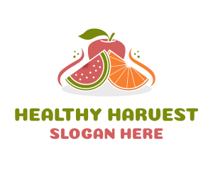 Nutrition - Fruit Food Nutrition logo design