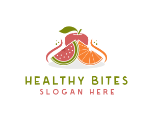 Fruit Food Nutrition logo design