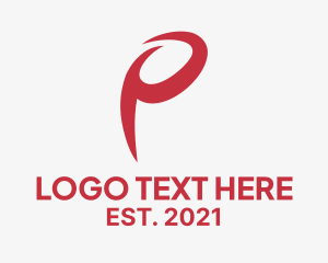 Letter P - Letter P Enterprise logo design