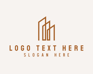 Skyline - Luxury Hotel Estate logo design