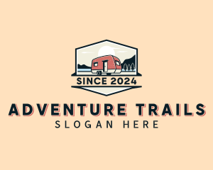 Outdoor Forest Camper logo design