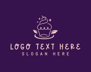 Doodle Sweet Cupcake Logo