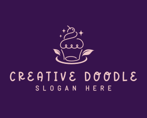 Doodle - Doodle Sweet Cupcake logo design