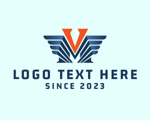 Biker Gang - Wing Transport Airline logo design