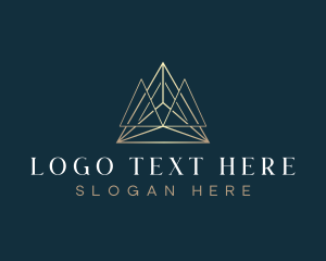 Triangle - Triangle Pyramid Deluxe logo design