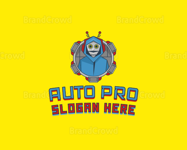 Technology Robot Hoodie Logo