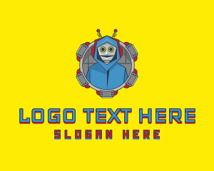 Invention - Technology Robot Hoodie logo design