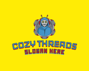 Technology Robot Hoodie  logo design