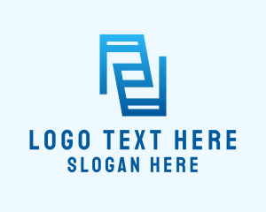 Stack - Shopping Cart Commerce logo design