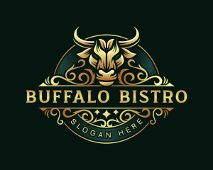 Buffalo Bull Bison logo design