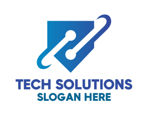 Tech - Abstract Tech Symbol logo design