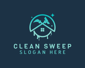 Water House Cleaning logo design