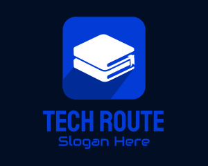 Router - Ebook Reader App logo design