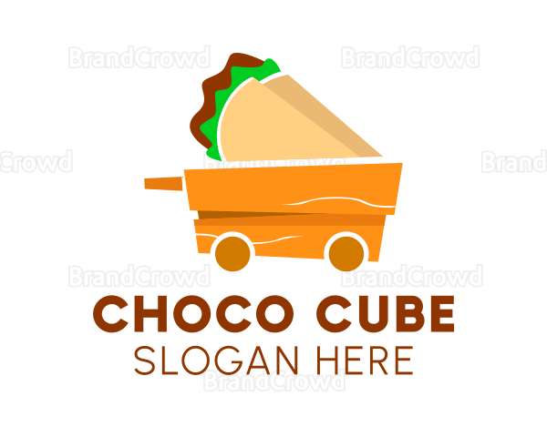 Taco Wooden Cart Logo