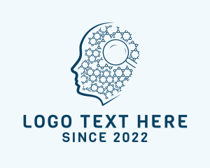Neurologist - Brain Technology Research logo design