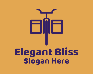 Bike Courier Delivery Logo