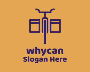 Bike Courier Delivery Logo