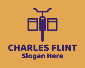 Violet - Bike Courier Delivery logo design