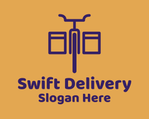 Bike Courier Delivery logo design