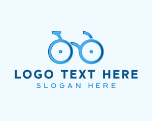 Bike - Bike Cycling Eyeglasses logo design