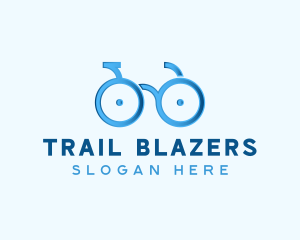 Bike Cycling Eyeglasses logo design