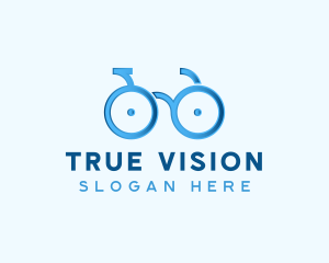 Bike Cycling Eyeglasses logo design