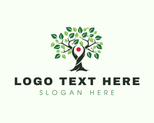 Location - Tree Locator GPS logo design