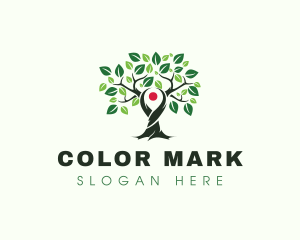 Marker - Tree Locator GPS logo design