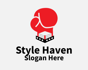 Boxing Gloves Ring  Logo