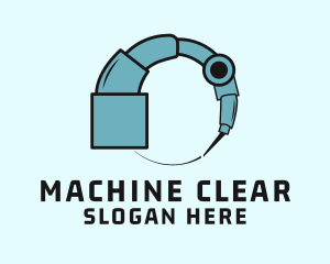 Industrial Drill Machine logo design