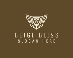 Bird Shield Badge logo design