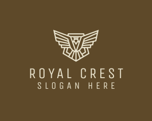 Heraldic - Bird Shield Badge logo design