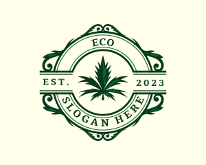 Marijuana - Cannabis Medical Leaf logo design
