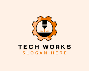 Industrial Laser Metalworks logo design