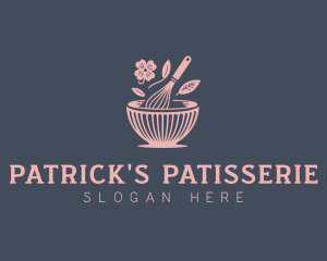 Patisserie Whisk Baking logo design