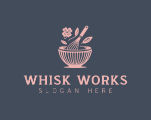 Patisserie Whisk Baking logo design