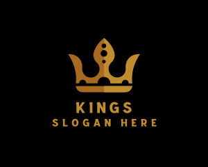 Monarchy King Crown logo design