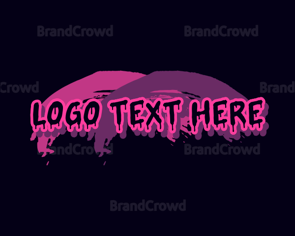 Grafitti Paint Wordmark Logo