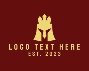 Helmet - Helmet Crown Gaming logo design