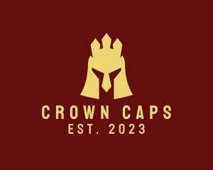 Helmet Crown Gaming logo design