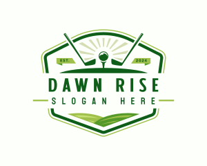 Golf Course Tournament logo design