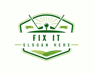 Golf Course Tournament logo design