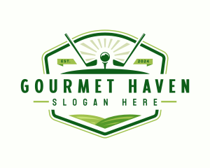 Golf Course Tournament logo design