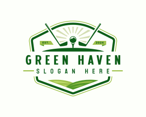 Golf Course Tournament logo design