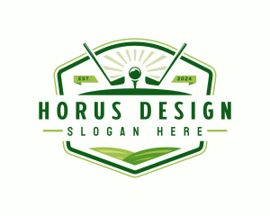 Golf Course Tournament logo design