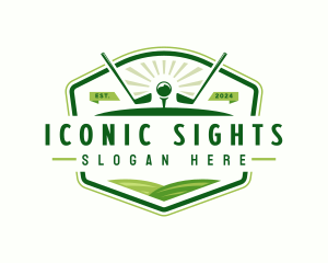 Golf Course Tournament logo design