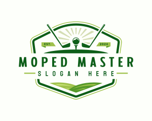 Golf Course Tournament logo design